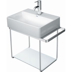 Duravit DuraSquare insert en verre 0099668300 blanc, pour consoles métalliques 003109 ou 003110