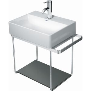 Duravit DuraSquare insert en verre 0099668700 Flannel Grey, pour console métallique 003109 ou 003110