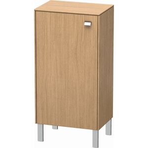 Duravit Brioso Individuel 61-91cm BR1340L1052, Europ. Chene, porte gauche, poignee chromee