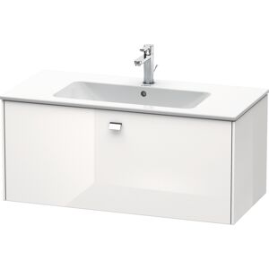 Duravit Brioso Duravit BR400301022 1020x479mm, Blanc Brillant , 2000 coulissant, poignée chrome