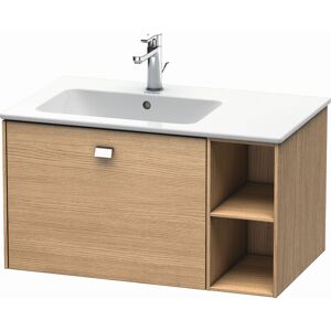 Brioso Duravit BR401201052 820x479mm, Europ. Chene, etagere a gauche, poignee chromee