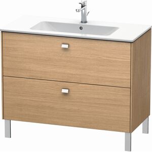 Brioso Duravit BR440301052 1020x479mm, Europ. Chene, 2 tiroirs, poignee chromee