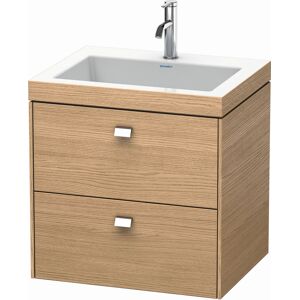 Duravit Brioso c-bonded avec base BR4605O1052, 60x48cm, Europ. Chene / chrome, 2000 Hahnl.