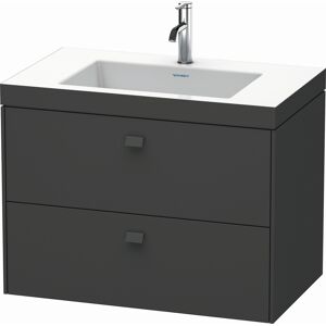 Duravit Brioso c-bonded vasque avec soubassement BR4606N1052, 80x48cm Europ. Chene / chrome, sans robinet.