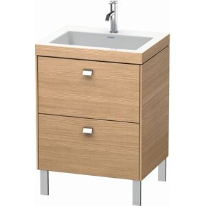 Duravit Brioso c-bonded avec base BR4700O1052, 60x48cm, Europ. Chene / chrome, 2000 Hahnl.