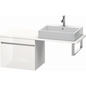 Duravit DuraStyle vasque match0 DS532304918 60 x 47,8 cm, graphite mat / blanc mat, pour console, coulissant 2000