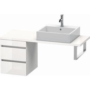 Duravit DuraStyle vasque DS532607543 40 x 47,8 cm, lin / basalte mat, pour console, 2 tiroirs