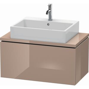 L-Cube Duravit vasque LC580208686 82 x 47,7 cm, cappuccino brillant, pour console, coulissant 2000