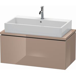 L-Cube Duravit vasque LC580308686 92 x 47,7 cm, cappuccino brillant, pour console, coulissant 2000