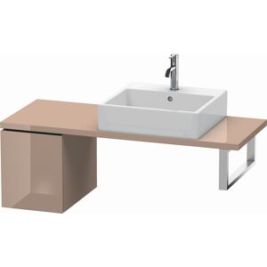 Duravit L-Cube meuble bas LC582008686 32 x 47,7 cm, cappuccino brillant, pour console, 2000 coulissant