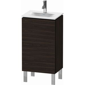 L-Cube Duravit vasque LC6580L6969 44x31,1x70,4cm, debout, porte a gauche, noyer brosse