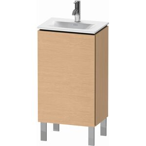 L-Cube Duravit vasque LC6580R1212 44x31,1x70,4cm, debout, porte a droite, chene brosse