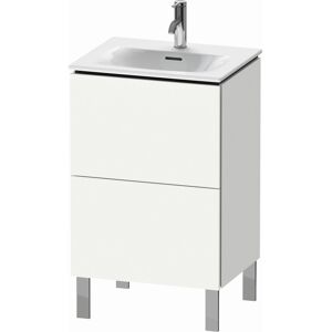 L-Cube Duravit vasque LC659401818 52x42,1x70,4cm, 2 coulissants, debout, blanc mat