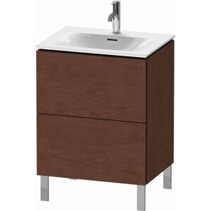 L-Cube Duravit vasque LC659501313 62 x 48, 2000 cm, noyer americain, 2 coulissants, debout