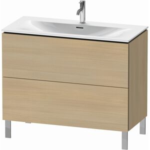 L-Cube Duravit vasque LC659807171 102 x 48, 2000 cm, chene mediterraneen, 2 coulissants, debout