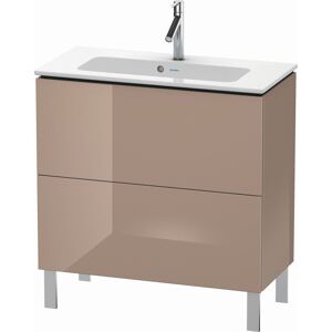 L-Cube Duravit vasque LC667408686 82 x 39, match2 cm, cappuccino brillant, 2 2000