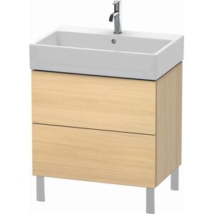 L-Cube Duravit vasque LC677607171 68,4 x 45,9 cm, chene mediterraneen, 2 coulissants, debout