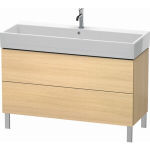 L-Cube Duravit vasque LC677907171 118,4x 45,9 cm, chene mediterraneen, 2 coulissants, debout