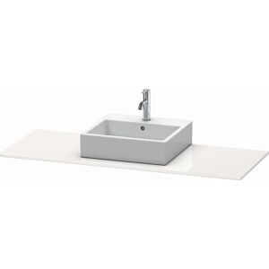 Duravit console XSquare XS060GM8585 140x55cm, avec decoupe 2000 , centre, blanc brillant