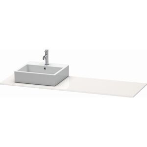 Duravit XSquare console XS060HL8585 160x55cm, avec découpe 2000 , gauche, blanc brillant - Publicité