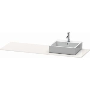 Duravit console XSquare XS060HR8585 160x55cm, avec découpe 2000 , droite, blanc brillant - Publicité