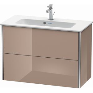 XSquare Duravit XS416608686 81x56x38.8cm, 2 tiroirs, cappuccino brillant