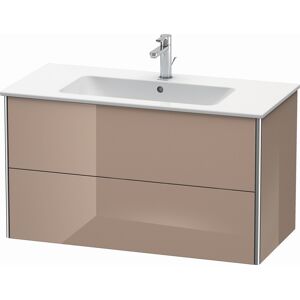 XSquare Duravit XS417308686 101x56x47.8cm, 2 tiroirs, cappuccino brillant