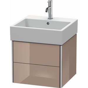 XSquare Duravit XS419208686 48,4x39,7x46cm, 2 tiroirs, cappuccino brillant