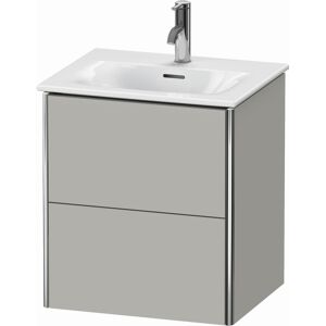 XSquare Duravit XS432100707 51x56x41.8cm, 2 tiroirs, gris béton mat - Publicité