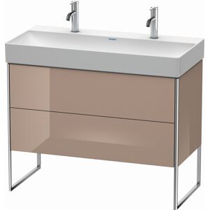 Duravit XSquare XS444408686 98,4x49,1x46cm, 2 tiroirs, cappuccino brillant