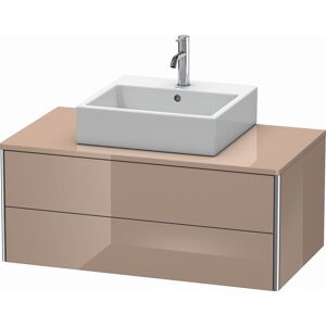 XSquare Duravit XS491108686 100x40x54.8cm, 2 tiroirs, cappuccino brillant