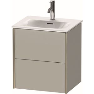 XViu Duravit vasque XV41310B107 51x42x55.7cm, 2 tiroirs, champagne mat, gris béton mat - Publicité