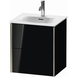 XViu Duravit vasque XV41310B140 51x42x55.7cm, 2 tiroirs, champagne mat, noir brillant - Publicité