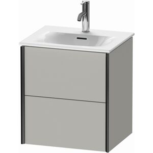 XViu Duravit vasque XV41310B207 51x42x55.7cm, 2 tiroirs, noir mat, gris béton mat - Publicité