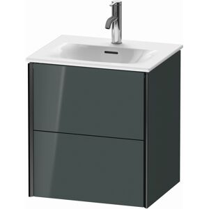 XViu Duravit vasque XV41310B238 51x42x55.7cm, 2 tiroirs, noir mat, gris dolomiti brillant - Publicité