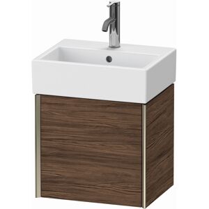 Duravit XViu Duravit vasque XV4231LB121 43,4x33,4x39,7cm, champagne mat, porte à gauche, noyer foncé