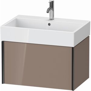 XViu Duravit vasque XV42350B286 68,4 x 39,7 x 45,4 cm, cappucino brillant, 2000 , noir mat