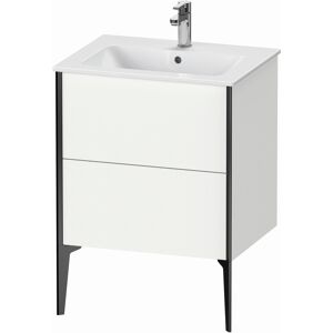 XViu Duravit vasque XV44810B218 61 x 59,4 x 48 cm, blanc , debout, noir mat