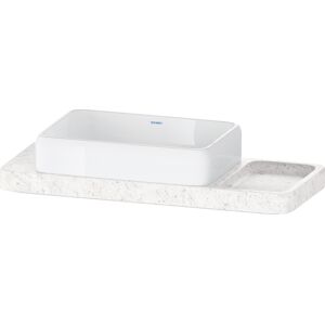 Duravit Qatego ensemble console de lavabo D4800100 100x41x90cm, avec console, structure en marbre poli