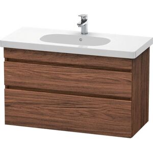 Duravit DuraStyle vasque DS648502121 100 x 45,3 cm, noyer foncé, 2 tiroirs, suspendu