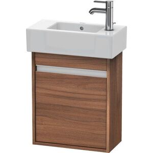 Duravit Ketho Duravit vasque KT6629L7979 45x22,5x55cm, suspendu, porte à gauche, noyer naturel