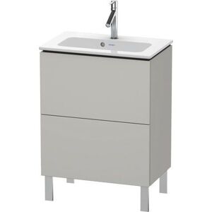 L-Cube Duravit vasque LC667300707 62 x 39, 2000 cm, gris beton mat, 2 coulissants, debout