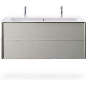 Duravit Me by Starck lavabo meuble 2361120024 123 x 49 cm, avec 2 trous pour robinetterie, trop-plein, plage de robinetterie, blanc