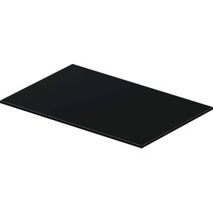 Duravit DuraSquare insert en verre 0099688400 57x31cm, verre de sécurité, noir