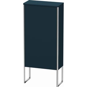 XSquare armoire Duravit XSquare XS1304R9898 50x88x23,6cm, porte a droite, debout, finition satinee bleu nuit