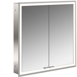 Emco Asis Prime armoire a miroir 949705071 630x730mm, modele encastre, paroi arriere miroir