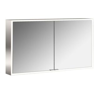 Emco Asis Prime armoire de toilette eclairee en saillie 949705084 1200x700mm, 2 portes, paroi arriere Miroir