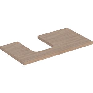 Geberit One 505293005 90 x 3 x 47 cm, structure chêne/bois mélaminé, découpe à gauche - Publicité