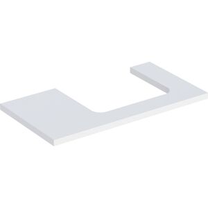 Geberit One plate 505323002 90 x 3 x 47 cm, blanc /laqué mat, découpe à droite - Publicité