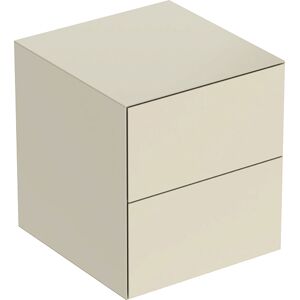 Geberit One armoire latérale 505077004 45x49,2x47cm, 801 tiroirs, gris sable/laqué brillant - Publicité